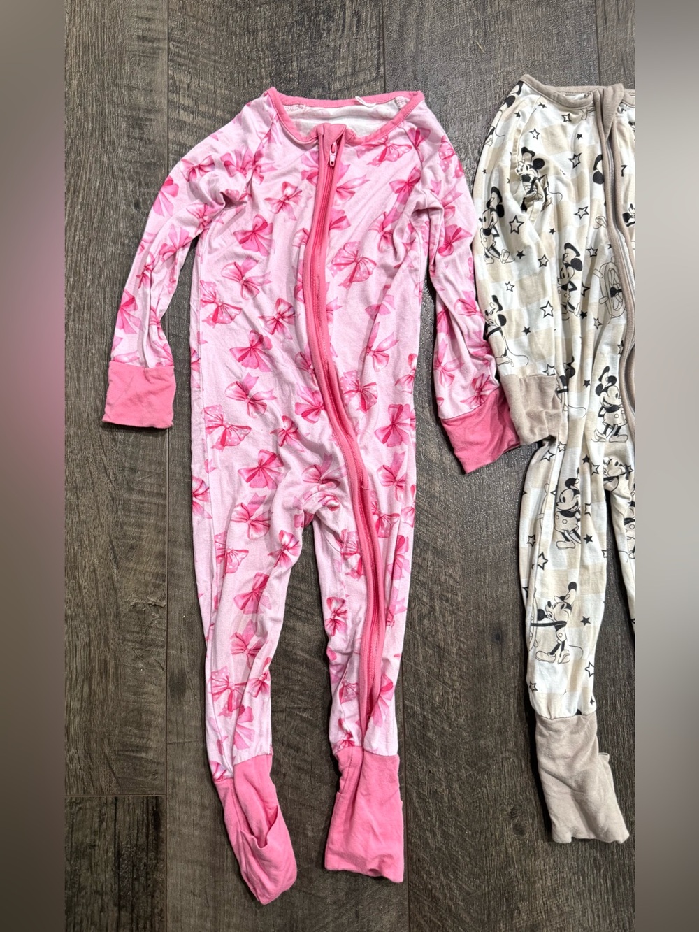 Bamboo Bundle of 4 Zipper Sleepers 18-24m - Picture 3 of 6